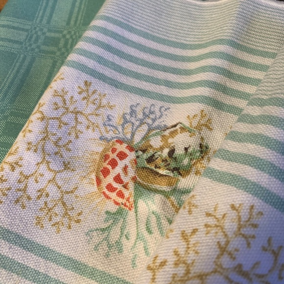 Seashell Beach Theme Napkins Set of 4 (N#) - Picture 3 of 6